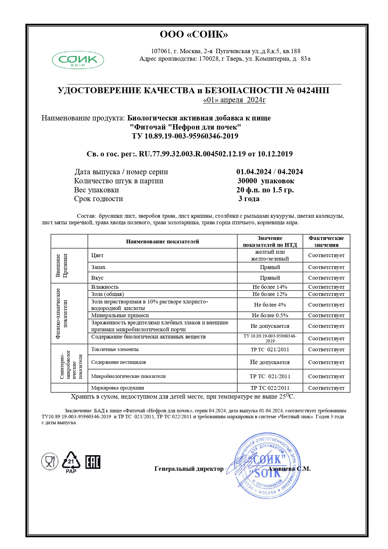 Паспорт №042024